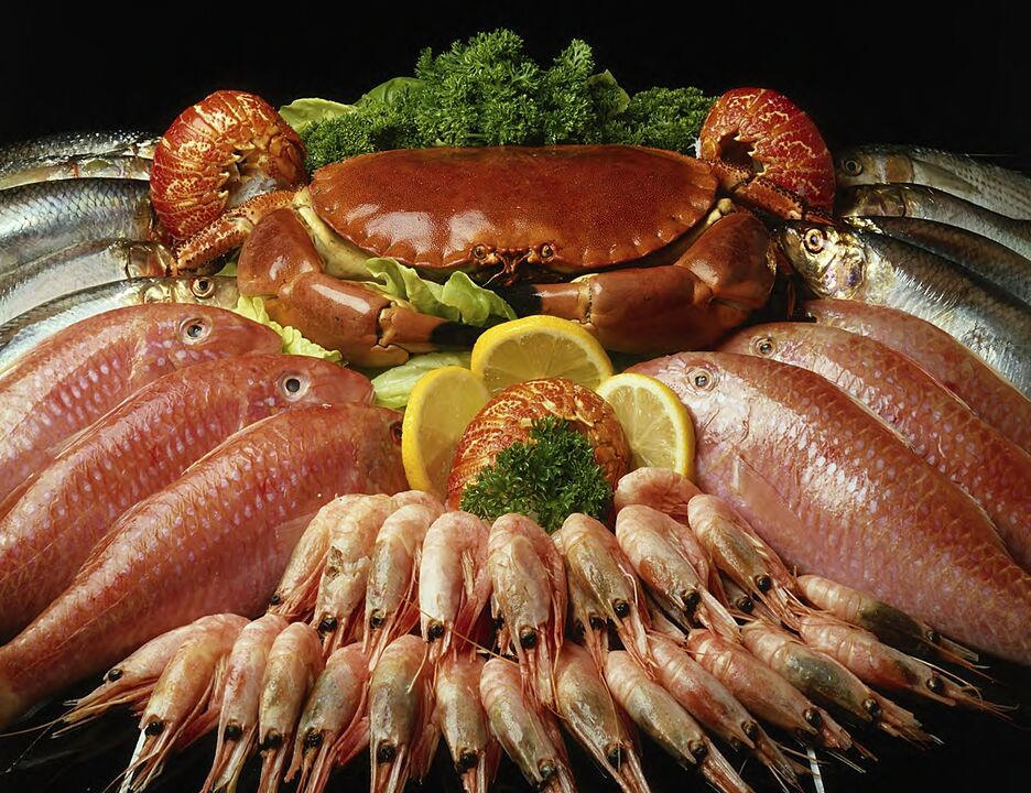 Seafood is a storehouse of vitamins that enhance male physiology