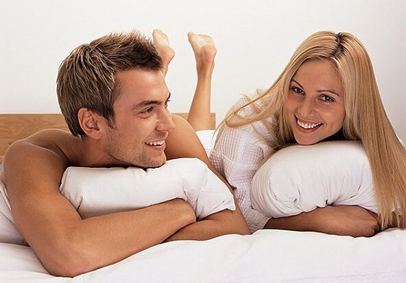 woman with a man has enhanced potency