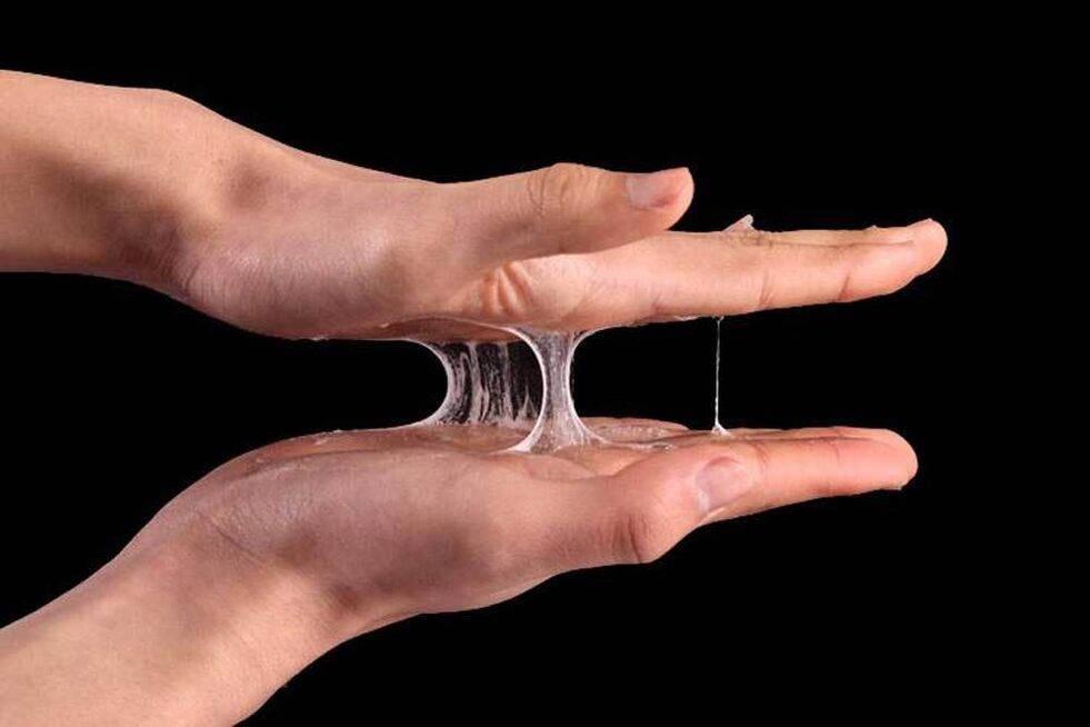 Men secrete fluid when aroused