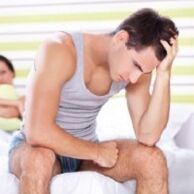 a man is upset about the pathological appearance when aroused
